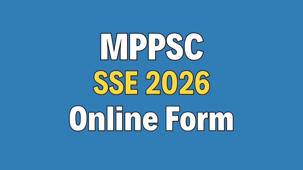 MPPSC State Service Exam 2026